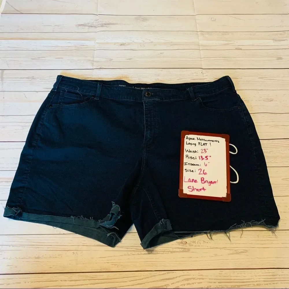 Lane Bryant Jean Shorts Sz 26‎